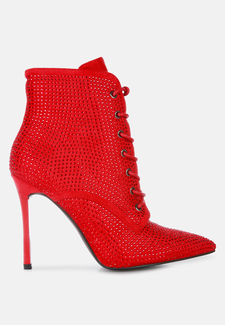 Diamante ankle sales boots uk