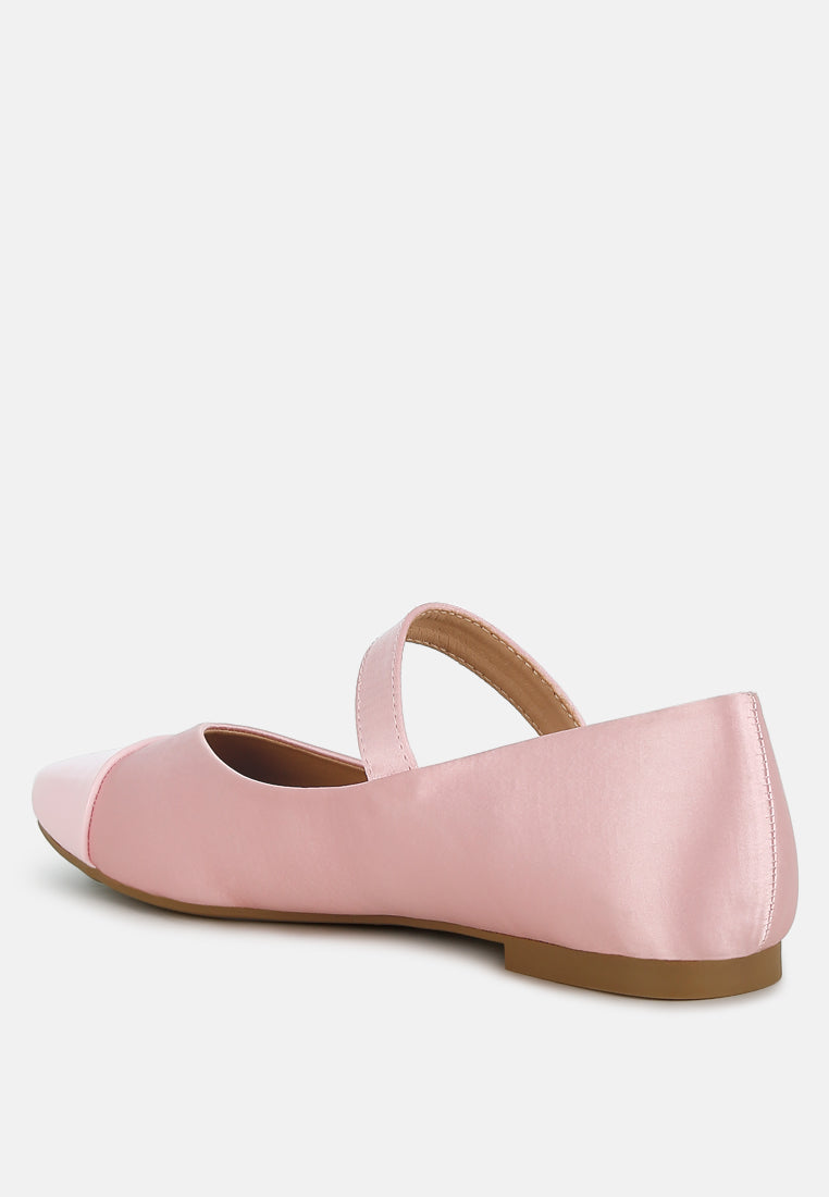 albi patent toe cap satin mary jane#color_pink