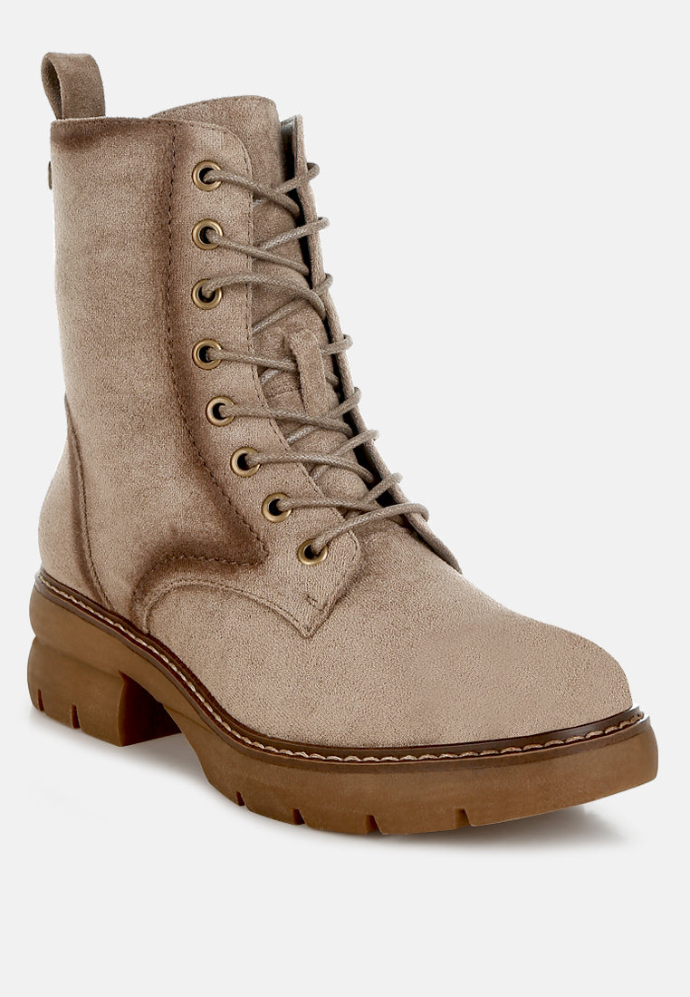 azalea lace up high ankle boots#color_taupe