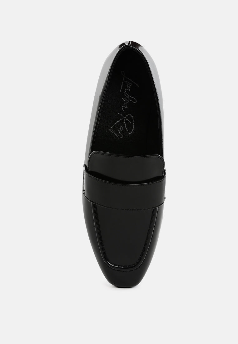 bellagio flat heel loafers#color_black