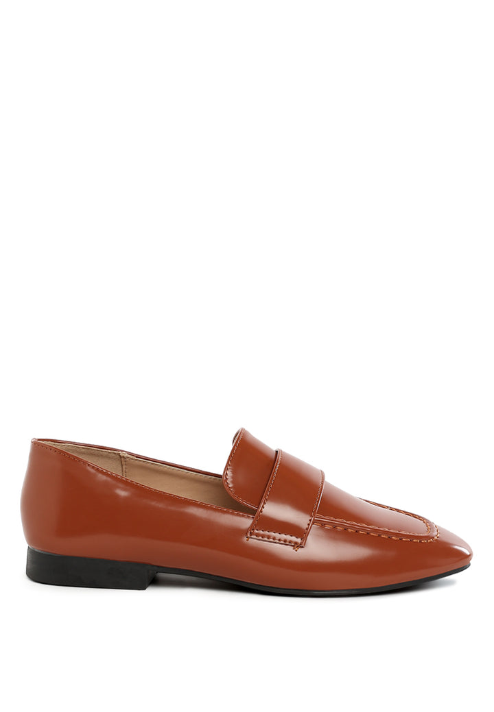 bellagio flat heel loafers#color_brown