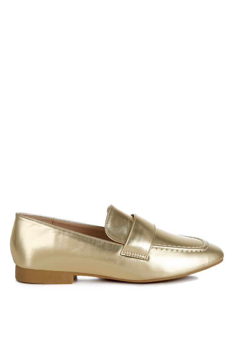 bellagio flat heel loafers#color_gold