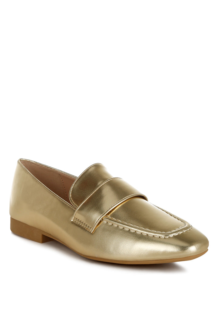 bellagio flat heel loafers#color_gold