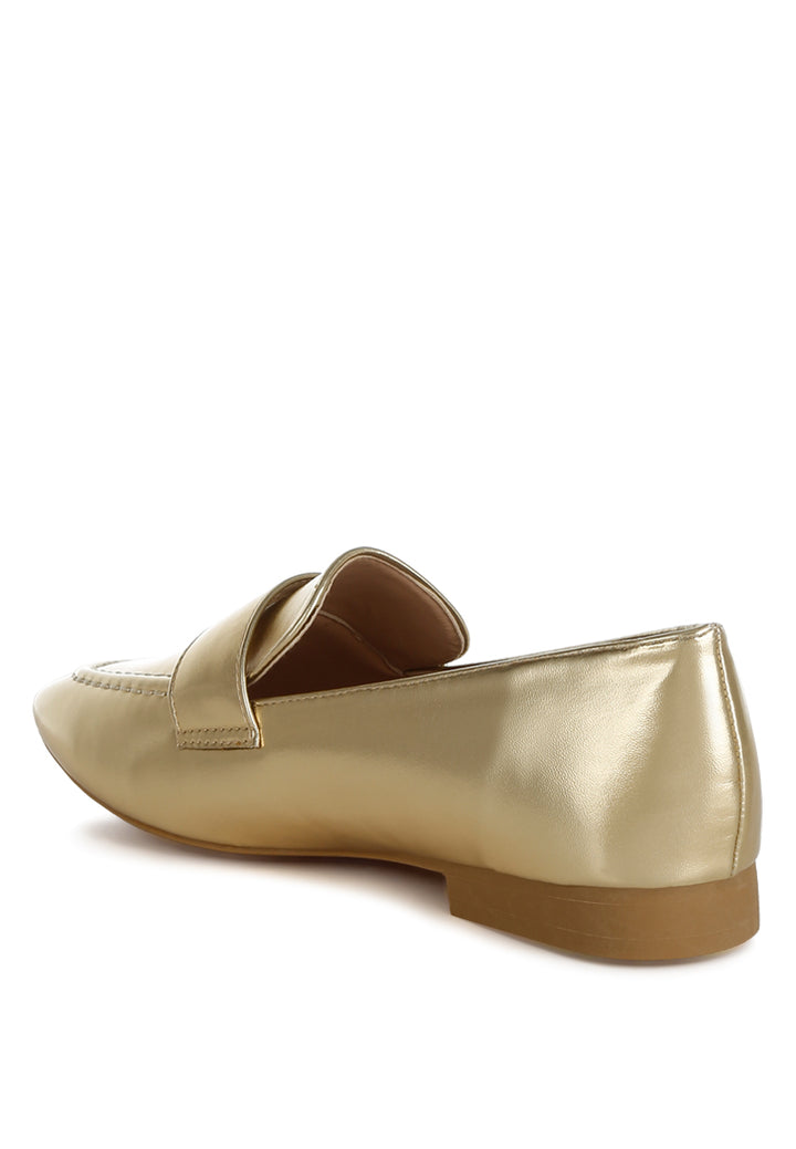 bellagio flat heel loafers#color_gold