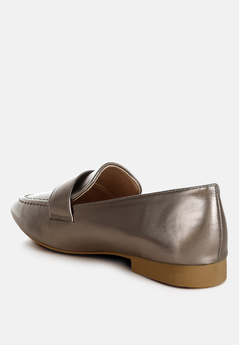 bellagio flat heel loafers#color_pewter