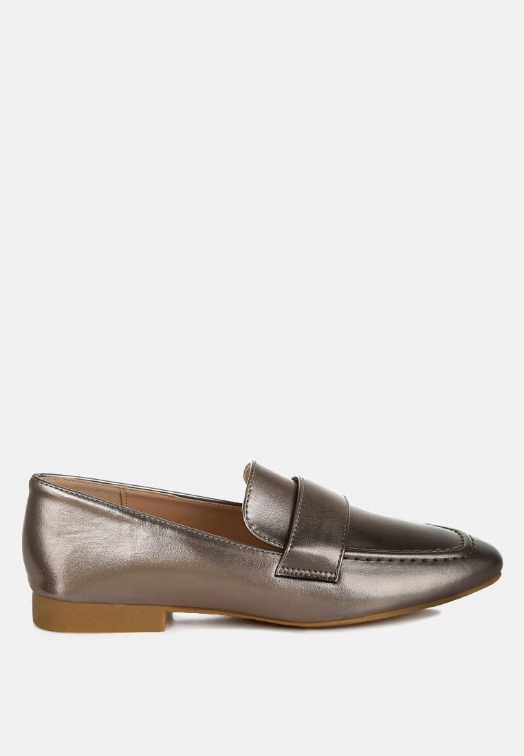 bellagio flat heel loafers#color_pewter