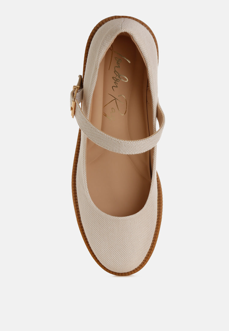 bibeta canvas mary jane shoes#color_beige