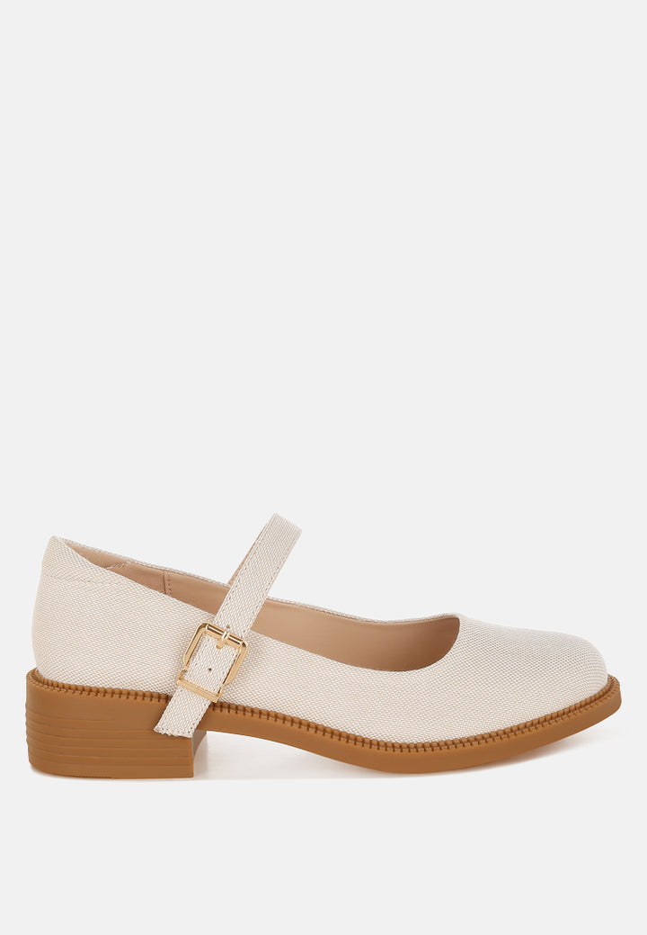 bibeta canvas mary jane shoes#color_beige