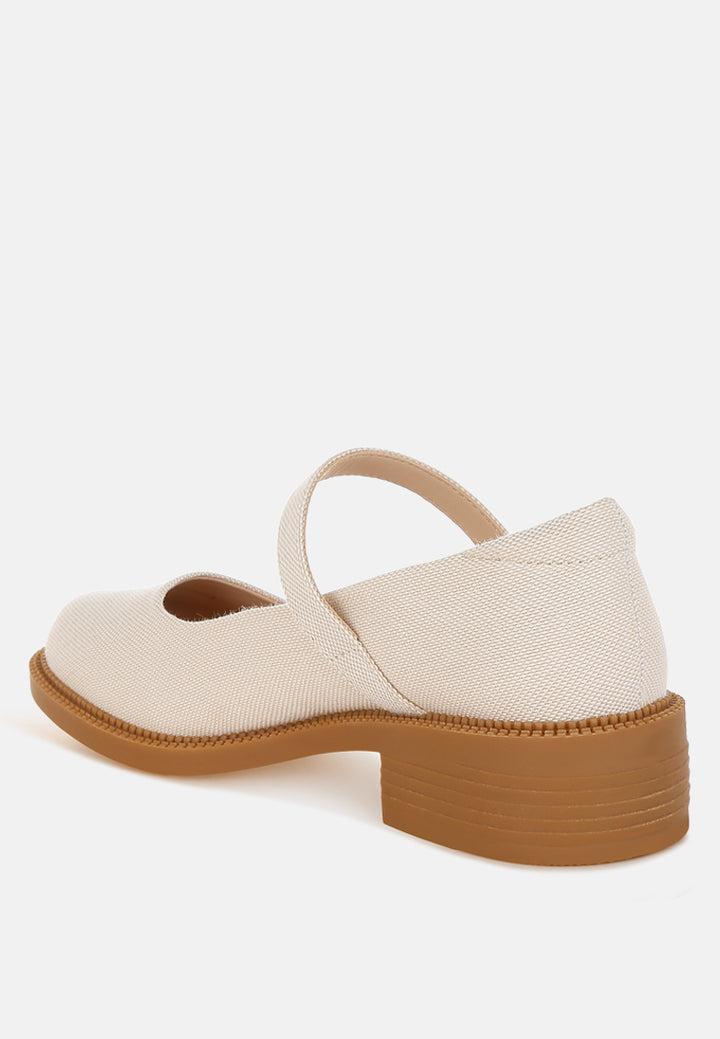 bibeta canvas mary jane shoes#color_beige