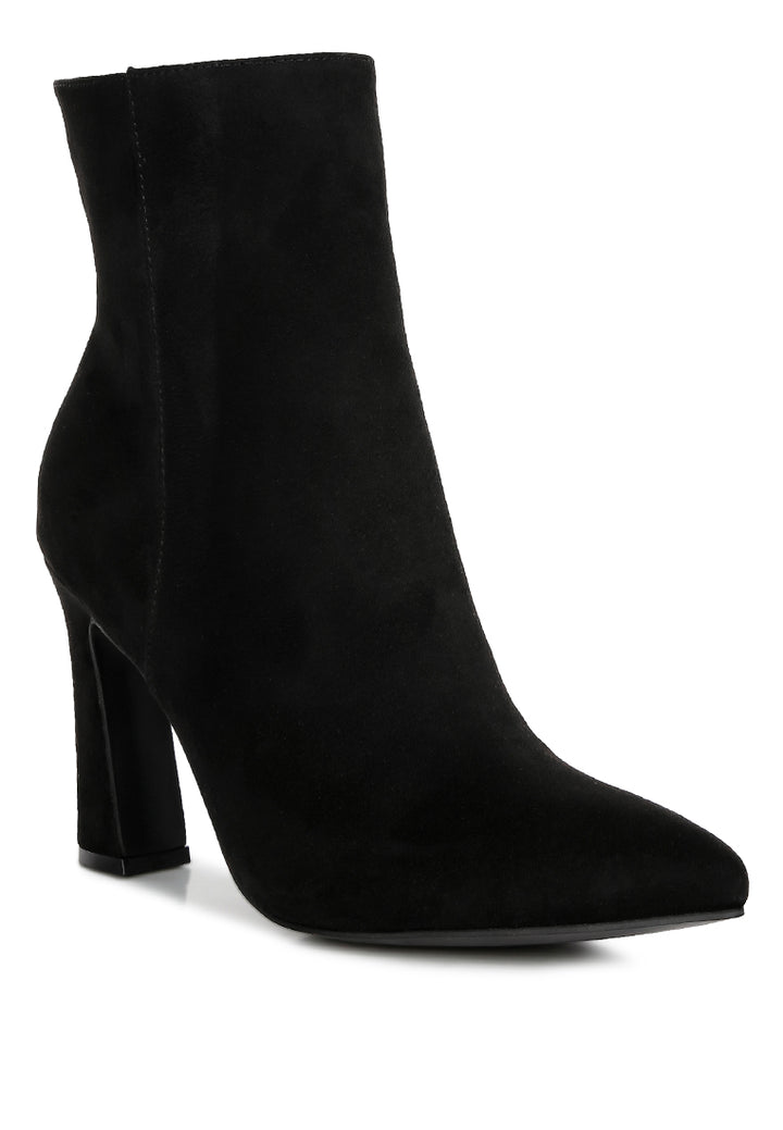 clubdate block heeled ankle boots#color_black