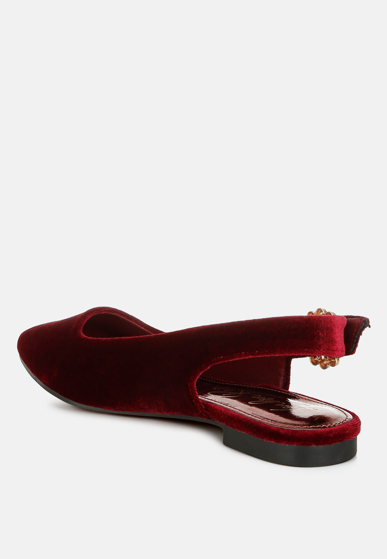 dolan velvet slingback flat sandals#color_dark-red