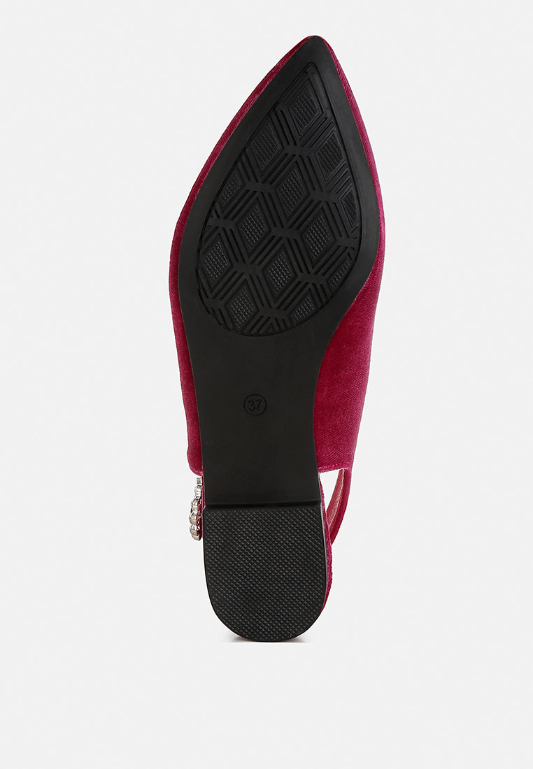 dolan velvet slingback flat sandals#color_fuchsia