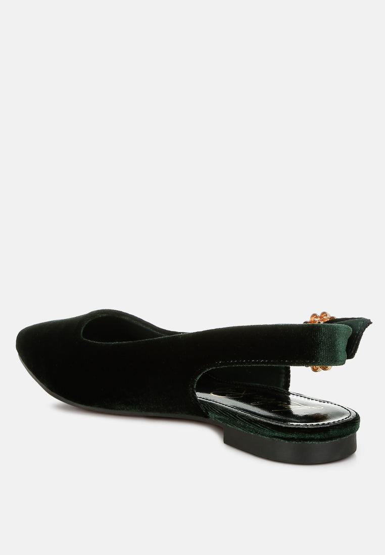 dolan velvet slingback flat sandals#color_green