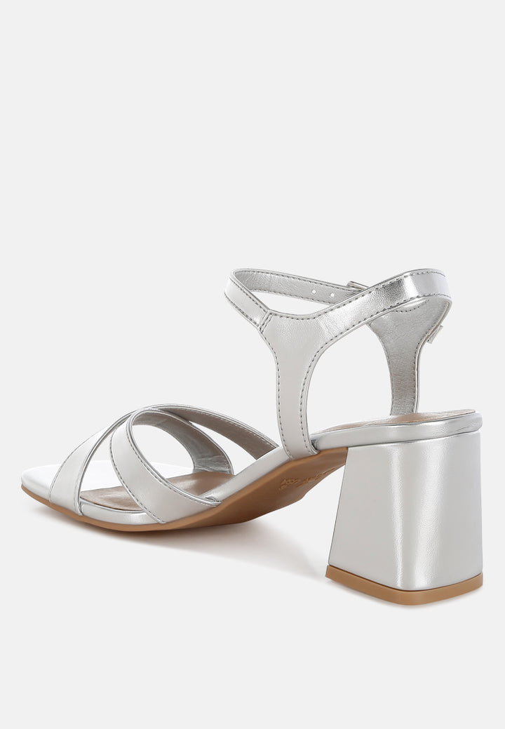 edessa metallic ankle strap sandals#color_silver