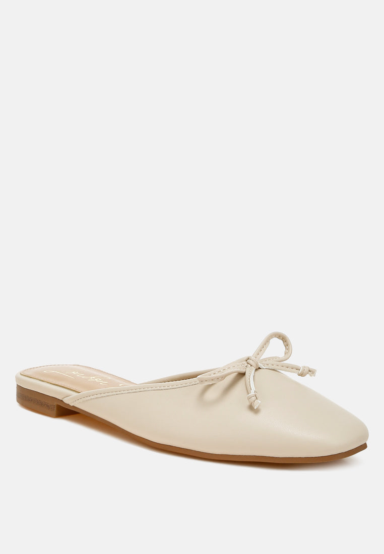 eras bow slip-on flat mules#color_beige