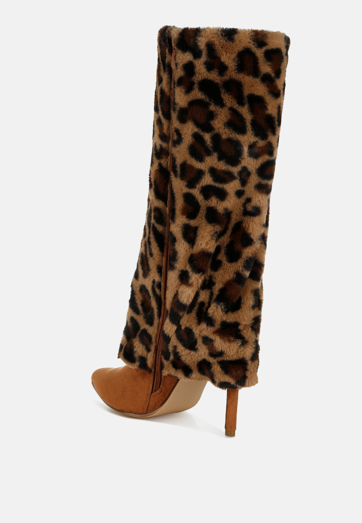 everglade fold-over calf-high boots#color_leopard