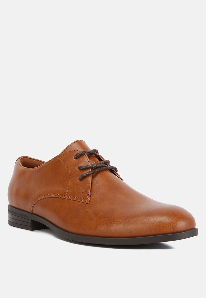 finch men's minimalist derby shoes#color_dark-brown