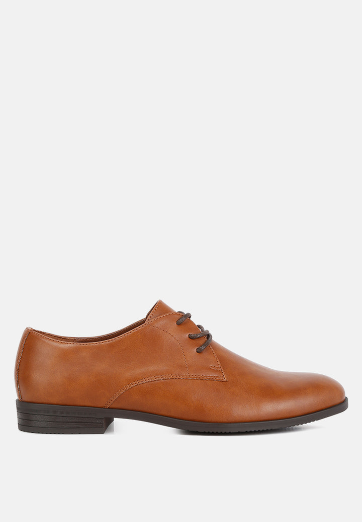 finch men's minimalist derby shoes#color_dark-brown