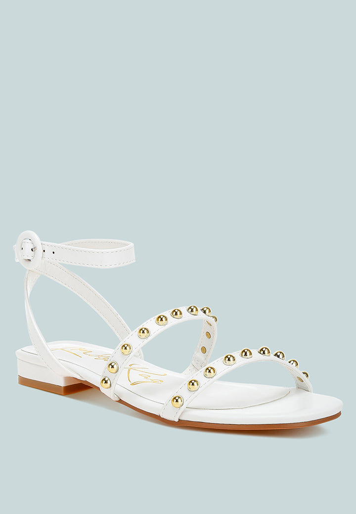 flippity studded ankle strap flat sandals#color_off-white