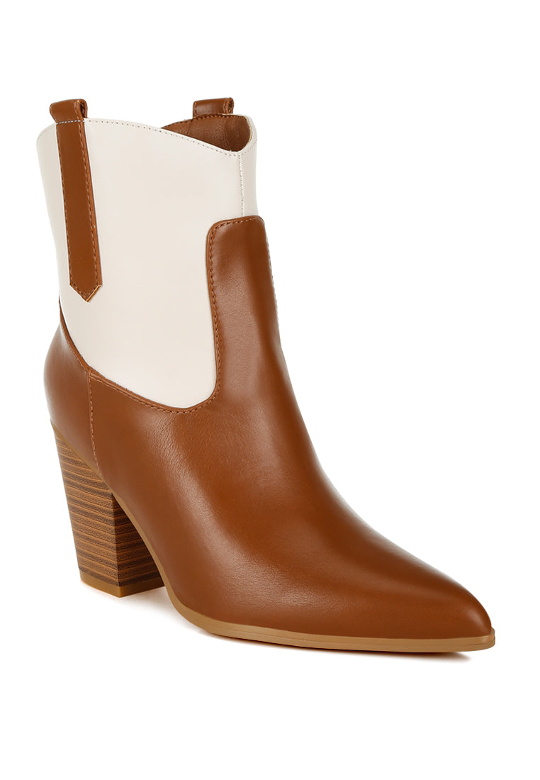 gallops two tone cowboy boots#color_tan/off-white