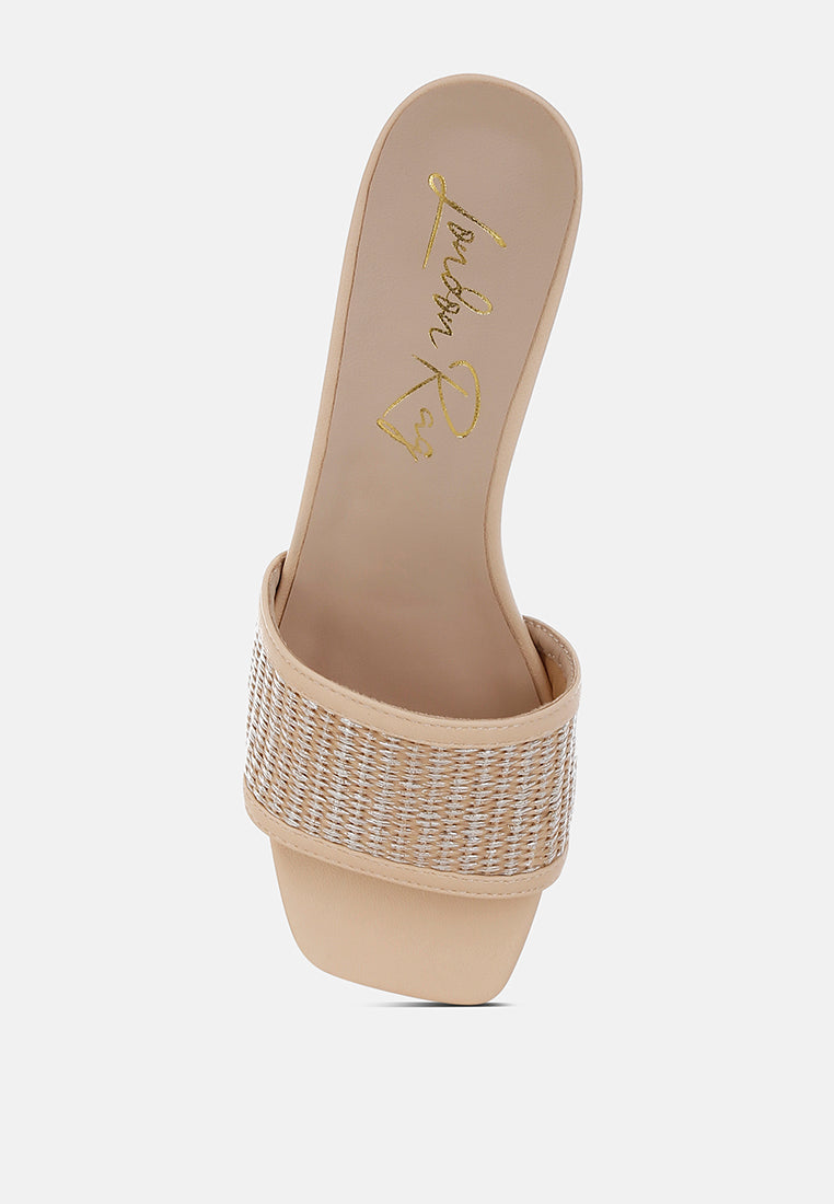 gisella raffia slip on sandals#color_beige