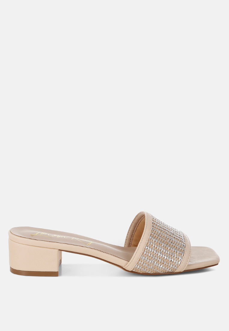 gisella raffia slip on sandals#color_beige