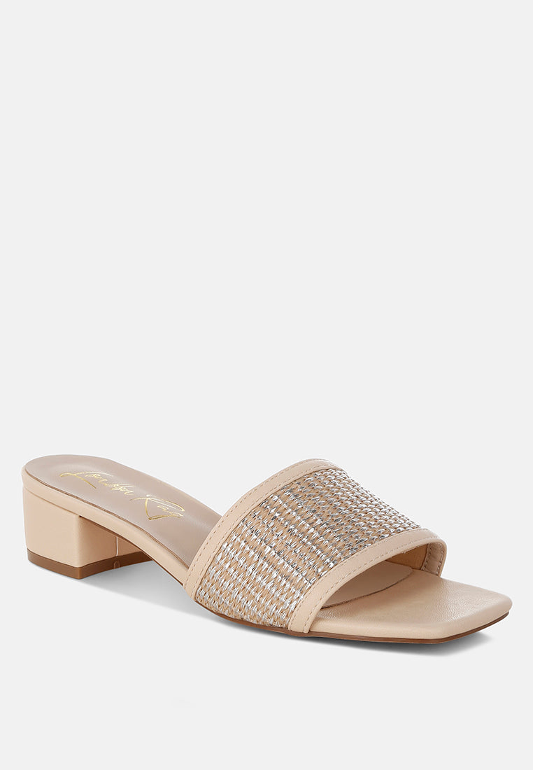 gisella raffia slip on sandals#color_beige