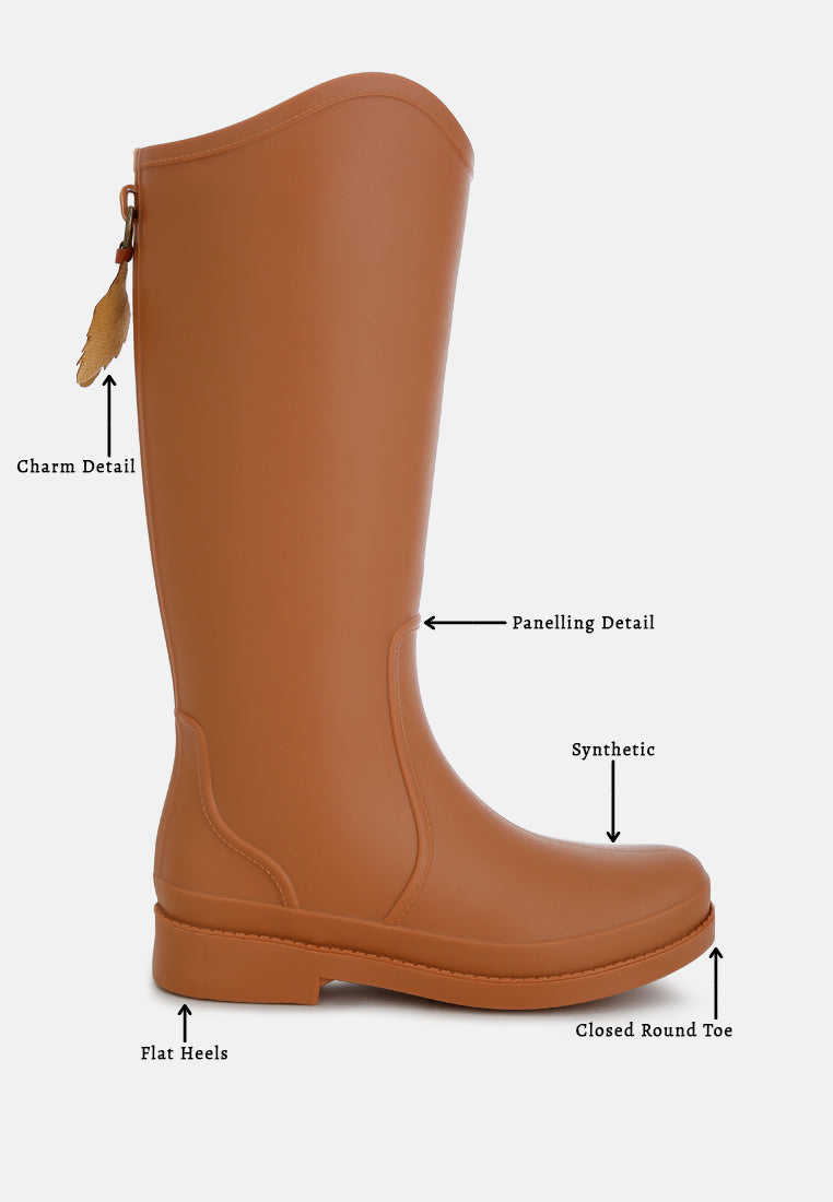 indiana charm detail calf boots#color_brown