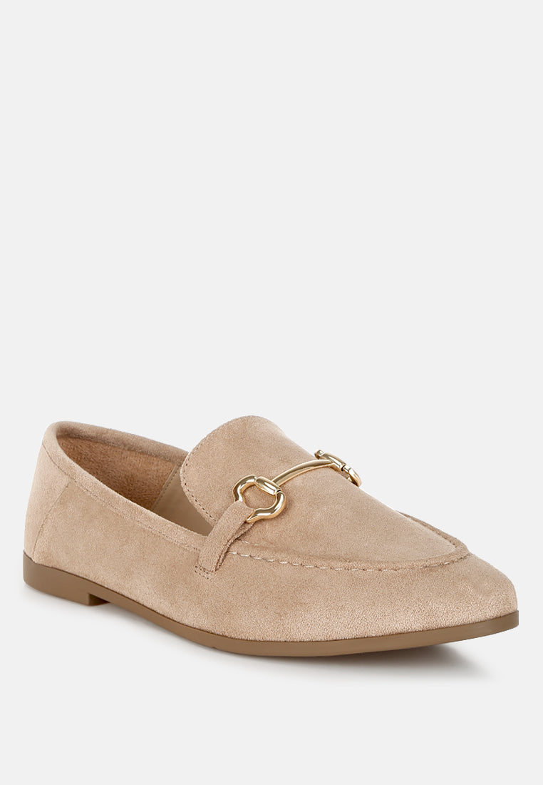 kingsley horsebit embellished loafers#color_taupe