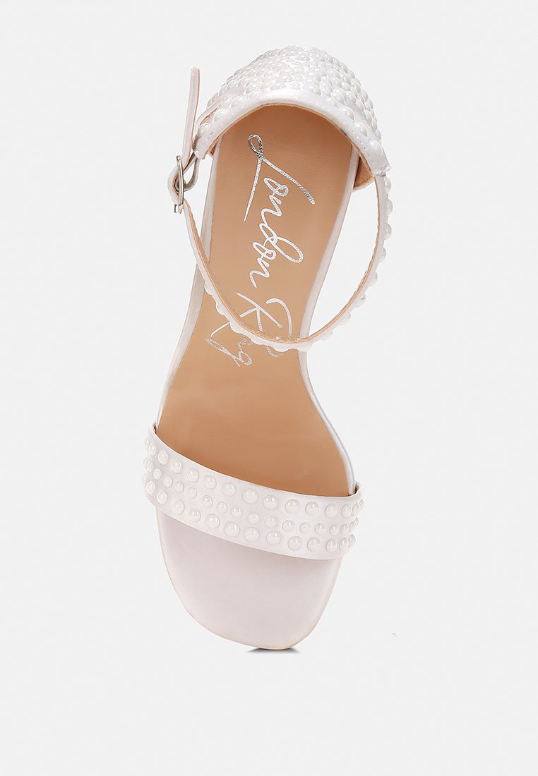 pearls embellished satin sandals by ruw#color_off-white