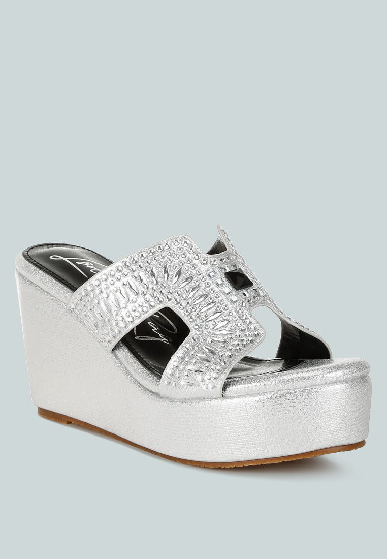 marnier diamante & rhinestone detail cut-out sandals#color_silver