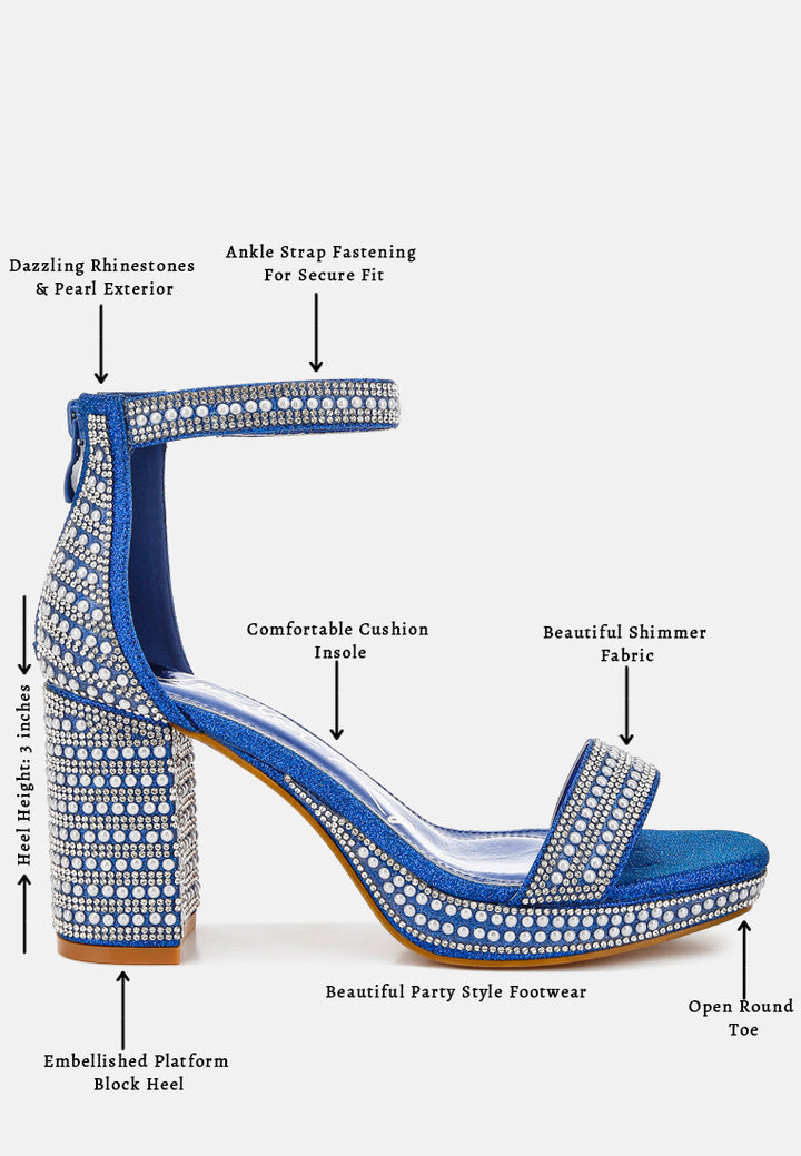 mejuri rhinestones and pearl embellished sandals#color_blue