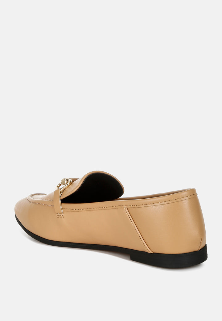 melisma horsebit embellished loafers#color_tan