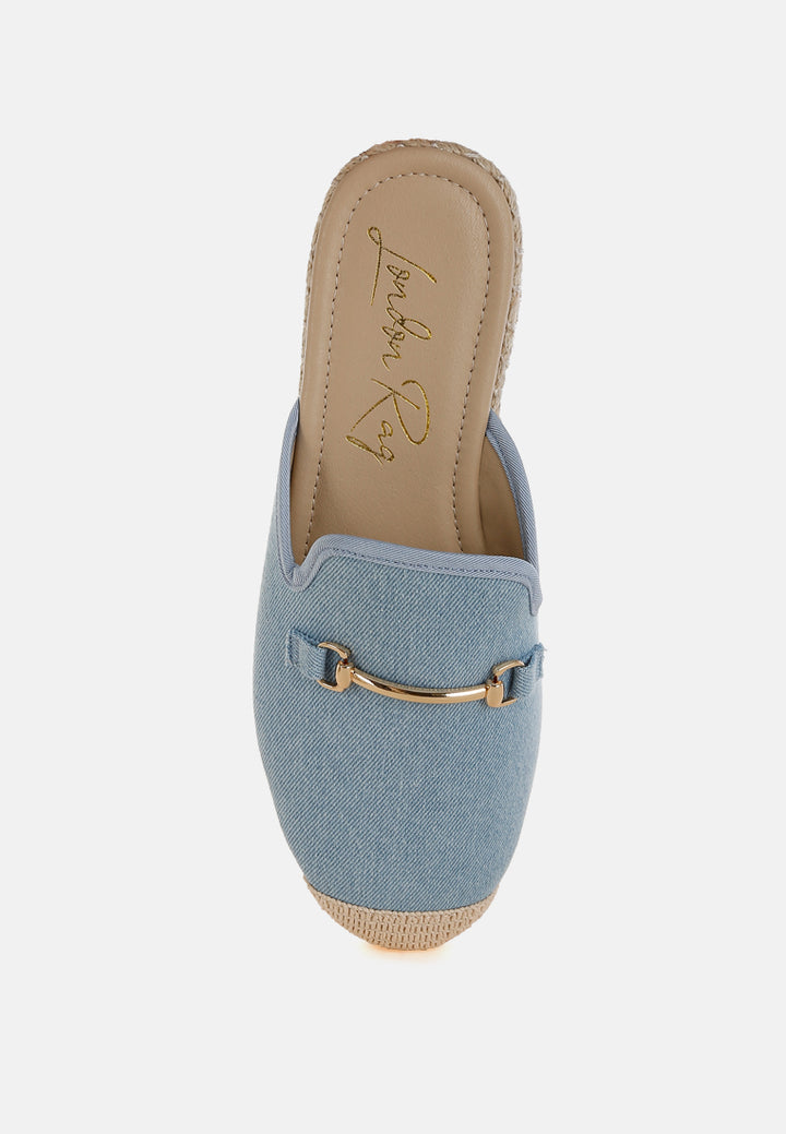 midori denim slip-on mules#color_denim