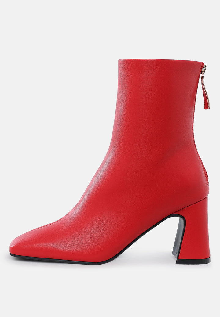 neapolitan faux leather square toe ankle boots#color_red