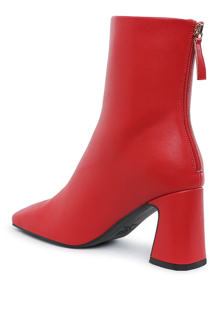 neapolitan faux leather square toe ankle boots#color_red