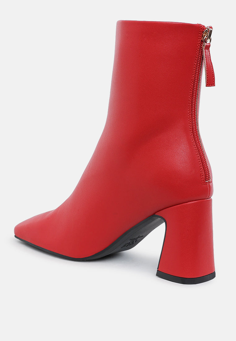 neapolitan faux leather square toe ankle boots#color_red