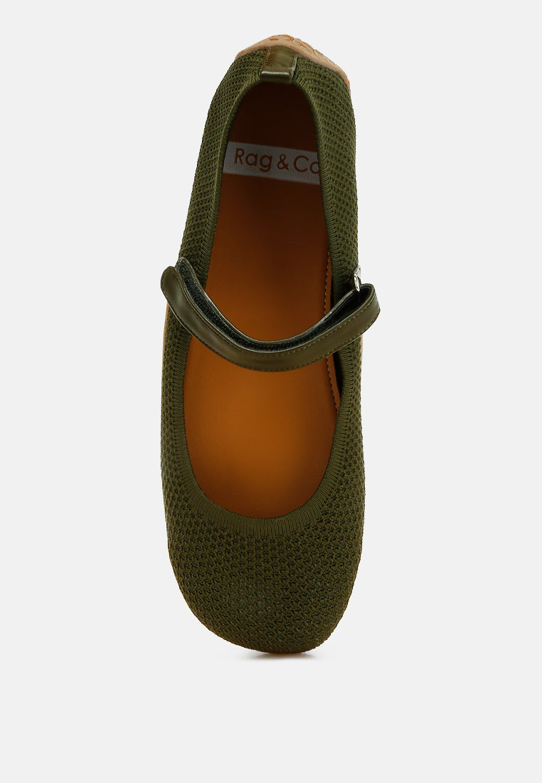 nordeux velcro strap mary jane sandals#color_khaki