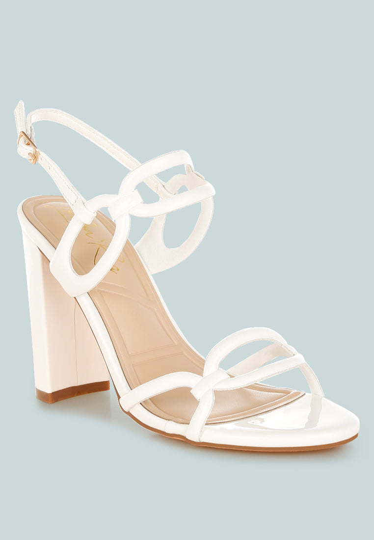 nyjah cut out chain sandals#color_white