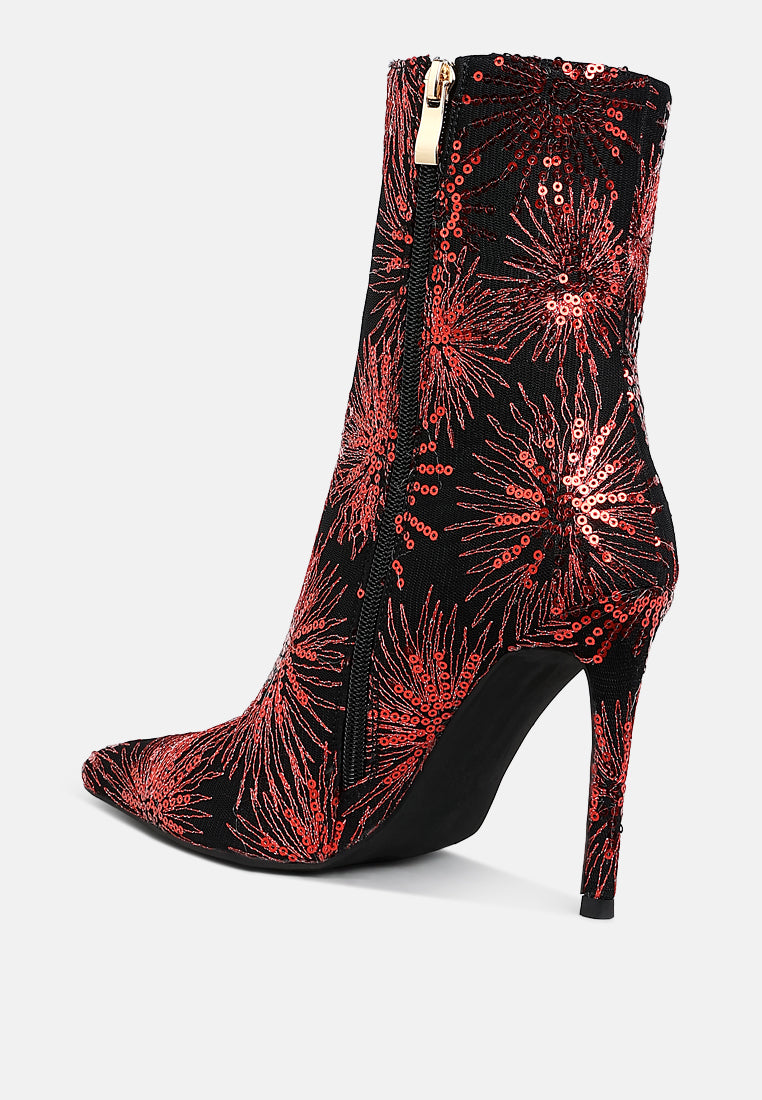 oleander sequin embellished stiletto boots#color_red