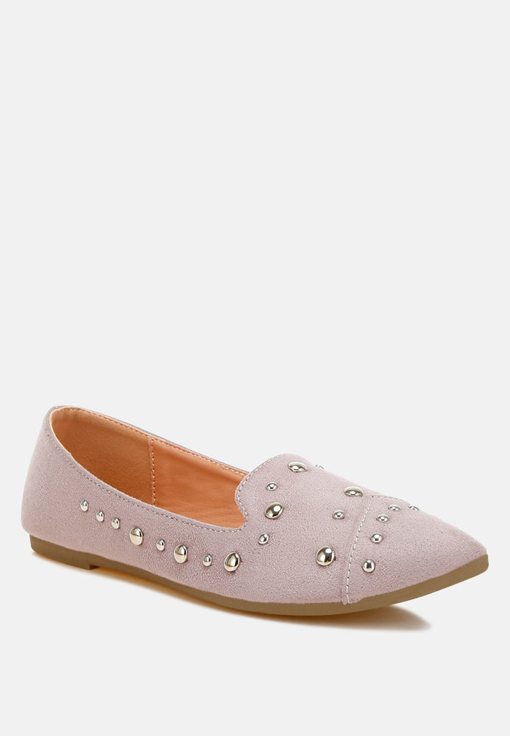 olesia stud emebllished ballet flats#color_lilac