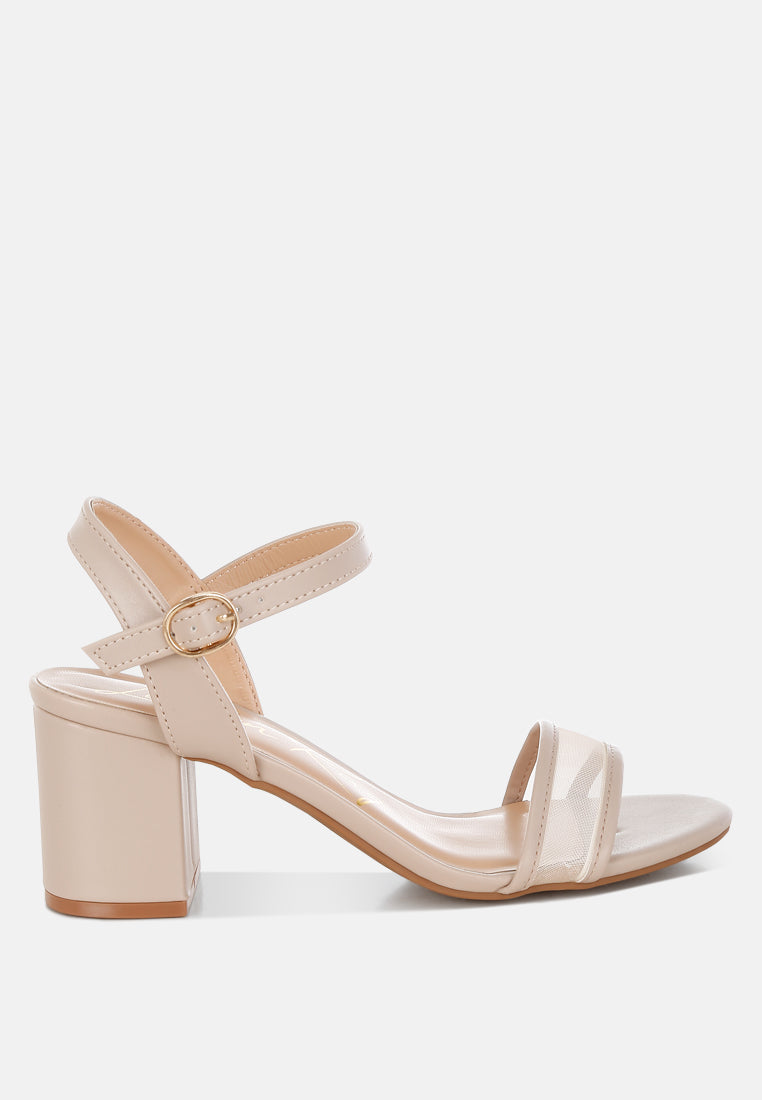 orpina mesh pin buckle block heels#color_beige