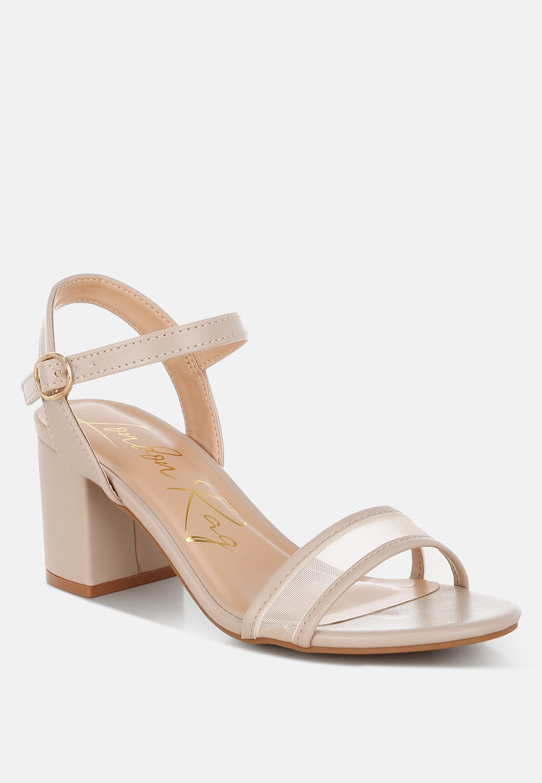 orpina mesh pin buckle block heels#color_beige