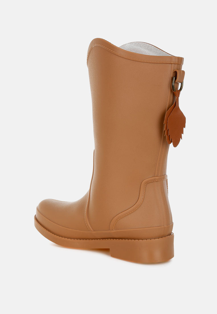 overcloud stylish rainboots#color_tan