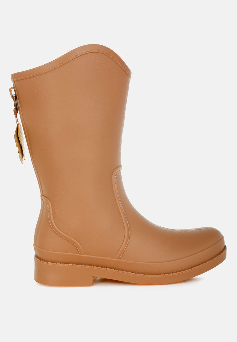 overcloud stylish rainboots#color_tan