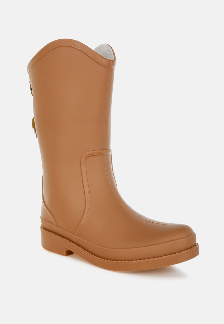 overcloud stylish rainboots#color_tan