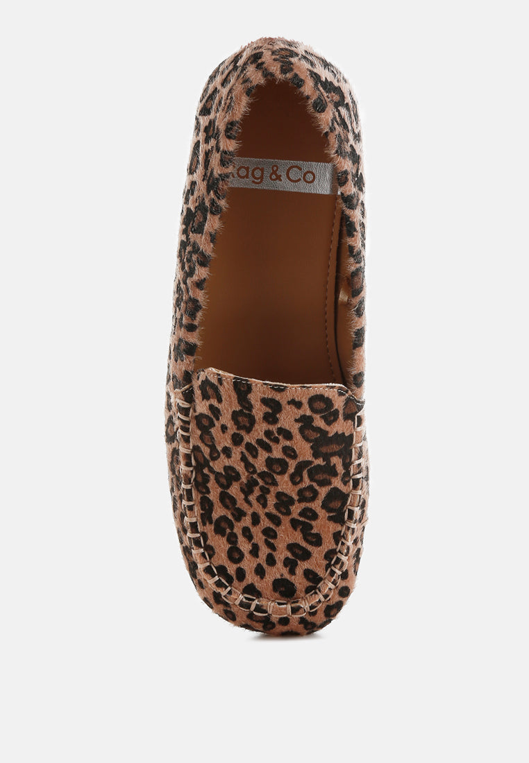 paboa leopard print flat loafers#color_leopard