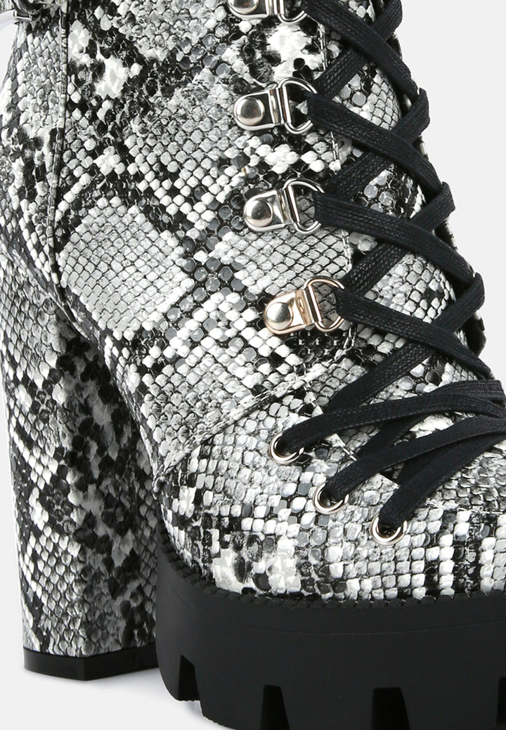 palmetto snake print ankle boots#color_black