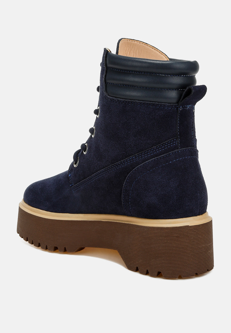 parula high ankle suede boots#color_navy