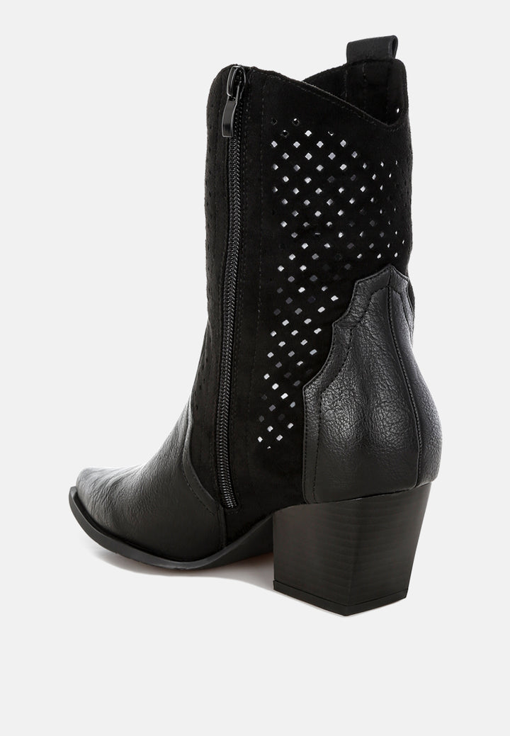 prosia rhinestone-studded cowboy boots#color_black